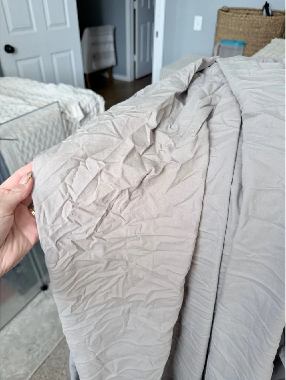 Sonoma Goods For Life Gray Queen 100% Cotton 4 Pieces Set